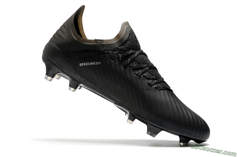 Adidas X 19.1 FG Firm Ground Soccer Cleats - Black/White/Blue 4