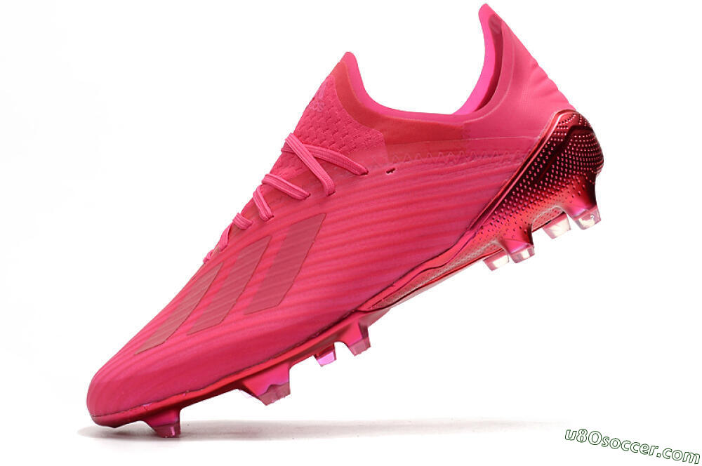 Adidas X 19.1 FG Firm Ground Soccer Cleats - Pink/Red/Gold 5