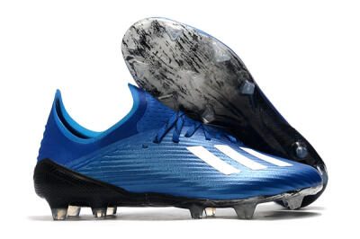 Adidas X 19.1 FG Firm Ground Soccer Cleats - Blue/White/Black