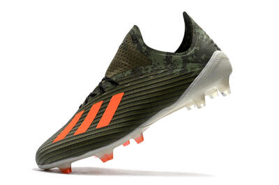 Adidas X 19.1 FG Firm Ground Soccer Cleats - Green/Orange/White