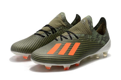 Adidas X 19.1 FG Firm Ground Soccer Cleats - Green/Orange/White