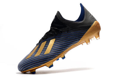 Adidas X 19.1 FG Firm Ground Soccer Cleats - Blue/Black/Gold