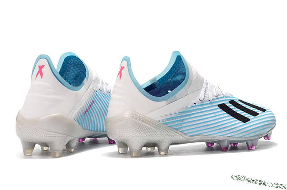 Adidas X 19.1 FG Firm Ground Soccer Cleats - Jade/Black/White 9