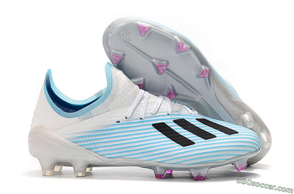Adidas X 19.1 FG Firm Ground Soccer Cleats - Jade/Black/White 1