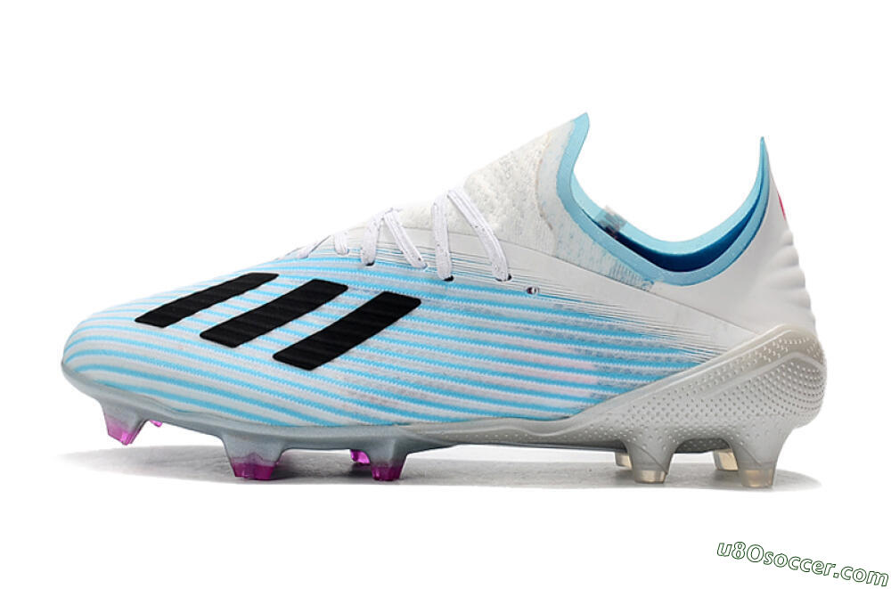 Adidas X 19.1 FG Firm Ground Soccer Cleats - Jade/Black/White 2