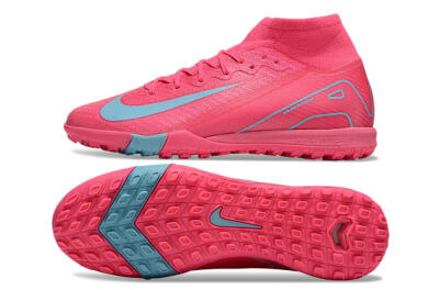 Nike Air Zoom Mercurial Superfly 10 Elite TF Artificial Turf Soccer Shoes - Pink/Red/Jade