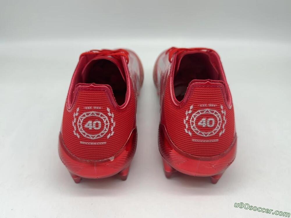 Adidas F50 Elite FG Firm Ground Soccer Cleats - Red/Silver/White