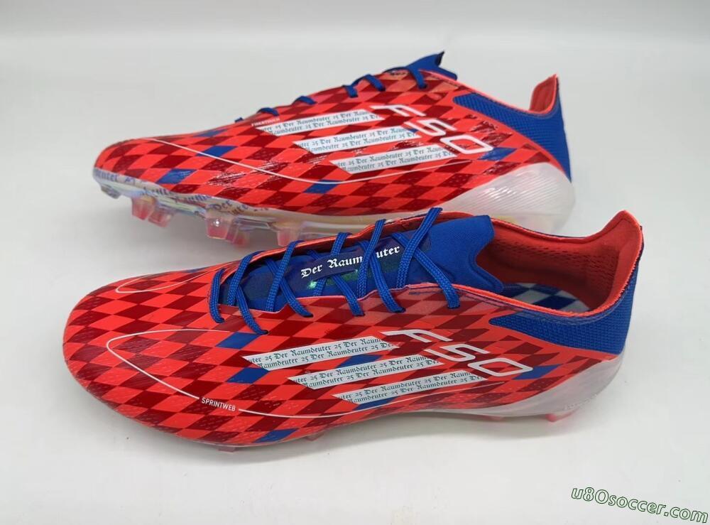 Adidas F50 Elite FG Firm Ground Soccer Cleats - Red/White/Blue