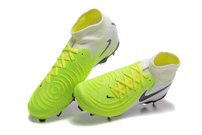 Nike Phantom Luna Elite FG Firm Ground Soccer Cleats - Yellow/Blue/White
