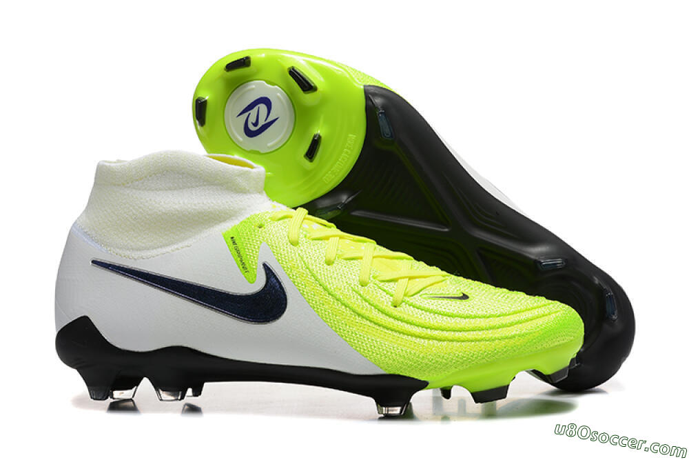 Nike Phantom Luna Elite FG Firm Ground Soccer Cleats - Yellow/Blue/White 1