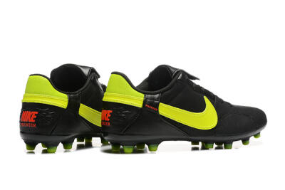 Nike The Premier 3 FG Firm Ground Soccer Cleats - Black/Yellow/Red