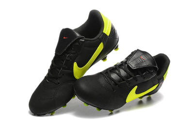 Nike The Premier 3 FG Firm Ground Soccer Cleats - Black/Yellow/Red
