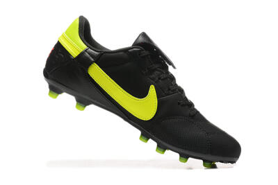 Nike The Premier 3 FG Firm Ground Soccer Cleats - Black/Yellow/Red