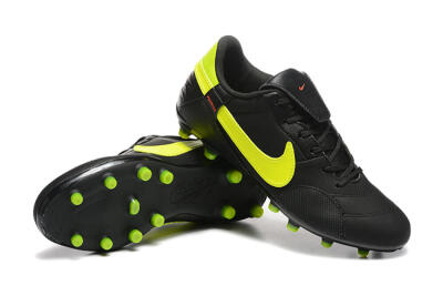 Nike The Premier 3 FG Firm Ground Soccer Cleats - Black/Yellow/Red