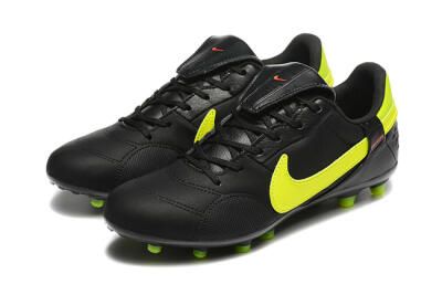 Nike The Premier 3 FG Firm Ground Soccer Cleats - Black/Yellow/Red