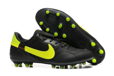 Nike The Premier 3 FG Firm Ground Soccer Cleats - Black/Yellow/Red