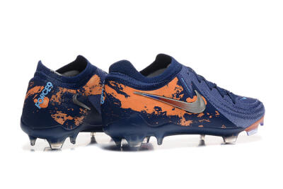 Nike Phantom Luna Elite FG Firm Ground Soccer Cleats - Blue/Orange/Silver