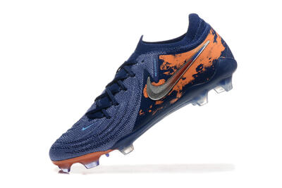 Nike Phantom Luna Elite FG Firm Ground Soccer Cleats - Blue/Orange/Silver