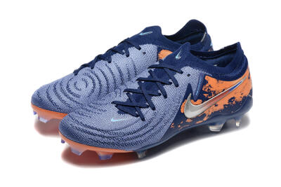 Nike Phantom Luna Elite FG Firm Ground Soccer Cleats - Blue/Orange/Silver