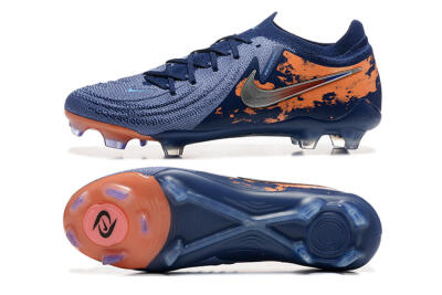 Nike Phantom Luna Elite FG Firm Ground Soccer Cleats - Blue/Orange/Silver