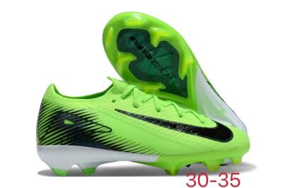 Kids Nike Air Zoom Mercurial Vapor 16 Elite FG Firm Ground Soccer Cleats - Yellow/Black/White