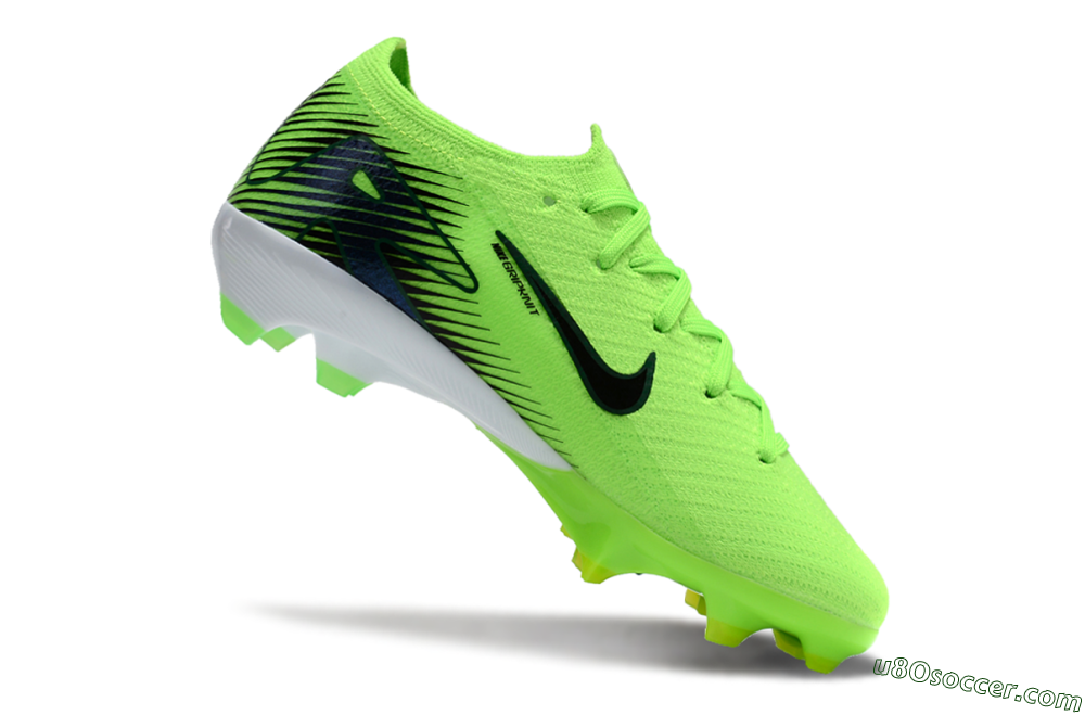 Kids Nike Air Zoom Mercurial Vapor 16 Elite FG Firm Ground Soccer Cleats - Yellow/Black/White 4
