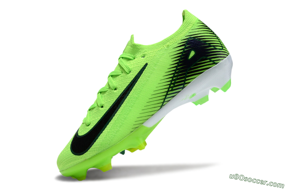 Kids Nike Air Zoom Mercurial Vapor 16 Elite FG Firm Ground Soccer Cleats - Yellow/Black/White 5