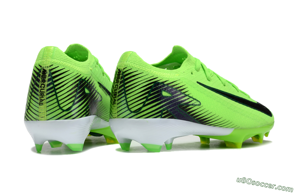 Kids Nike Air Zoom Mercurial Vapor 16 Elite FG Firm Ground Soccer Cleats - Yellow/Black/White 7