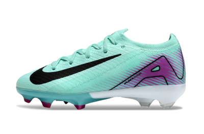 Kids Nike Air Zoom Mercurial Vapor 16 Elite FG Firm Ground Soccer Cleats - Jade/Purple/Black/White