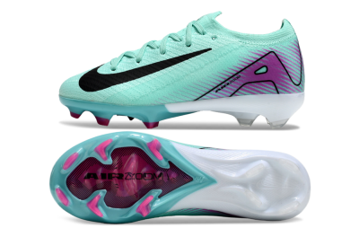 Kids Nike Air Zoom Mercurial Vapor 16 Elite FG Firm Ground Soccer Cleats - Jade/Purple/Black/White
