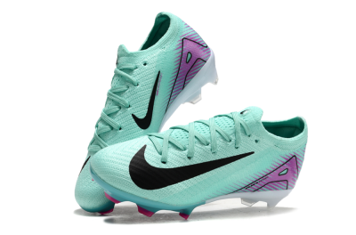 Kids Nike Air Zoom Mercurial Vapor 16 Elite FG Firm Ground Soccer Cleats - Jade/Purple/Black/White
