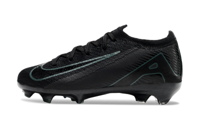 Kids Nike Air Zoom Mercurial Vapor 16 Elite FG Firm Ground Soccer Cleats - Black/Green/Blue