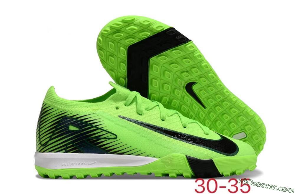 Kids Nike Air Zoom Mercurial Vapor 16 Elite TF Artificial Turf Soccer Shoes - Yellow/Black/White 1