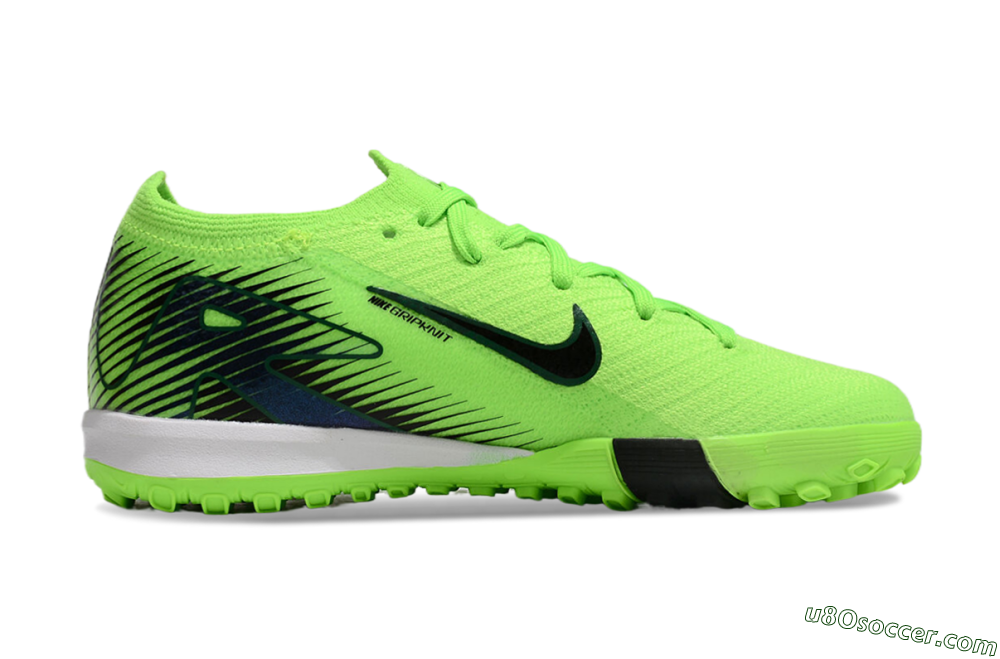 Kids Nike Air Zoom Mercurial Vapor 16 Elite TF Artificial Turf Soccer Shoes - Yellow/Black/White 6