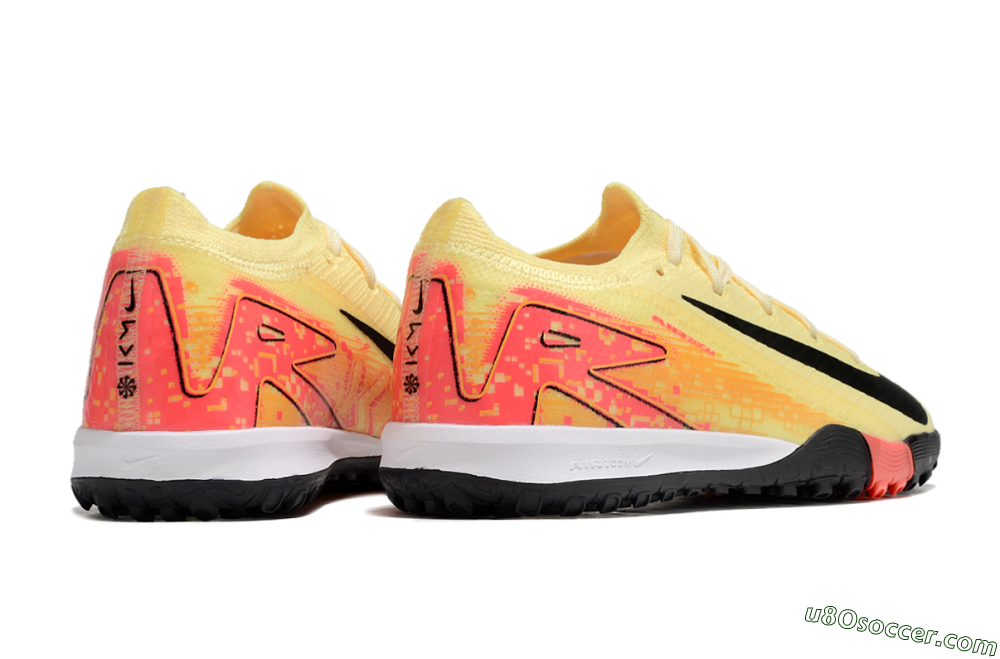 Kids Nike Air Zoom Mercurial Vapor 16 Elite TF Artificial Turf Soccer Shoes - Yellow/Red/Black 7