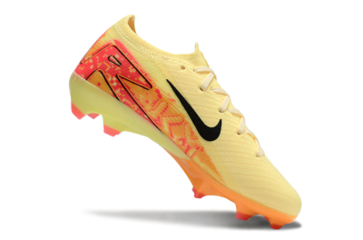 Kids Nike Air Zoom Mercurial Vapor 16 Elite FG Firm Ground Soccer Cleats - Yellow/Red/Black