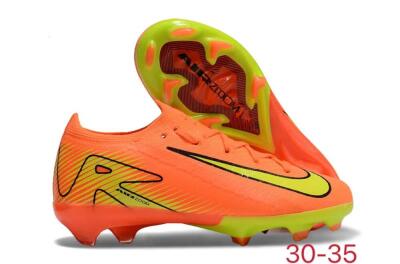 Kids Nike Air Zoom Mercurial Vapor 16 Elite FG Firm Ground Soccer Cleats - Red/Yellow/Black