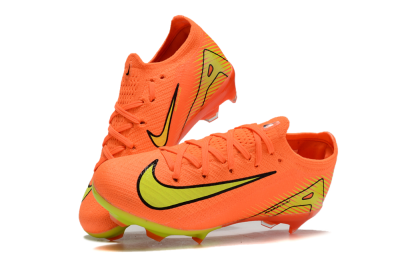 Kids Nike Air Zoom Mercurial Vapor 16 Elite FG Firm Ground Soccer Cleats - Red/Yellow/Black