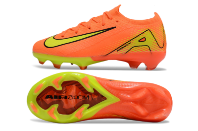 Kids Nike Air Zoom Mercurial Vapor 16 Elite FG Firm Ground Soccer Cleats - Red/Yellow/Black