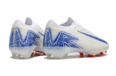Kids Nike Air Zoom Mercurial Vapor 16 Elite FG Firm Ground Soccer Cleats - Beige/Blue/White