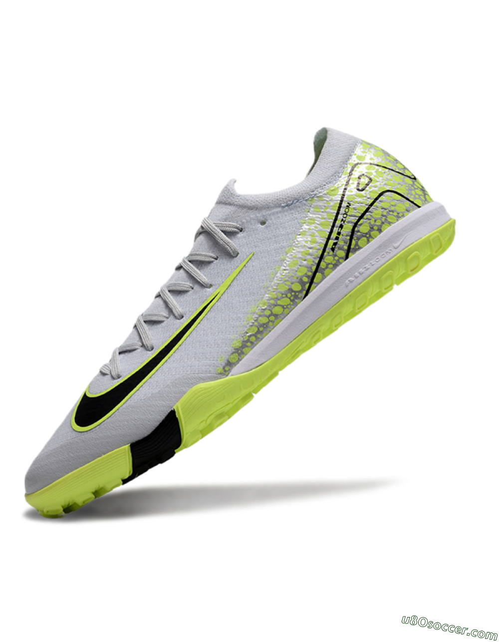 Nike Air Zoom Mercurial Vapor 16 Elite TF Artificial Turf Soccer Shoes - Grey/Black/Yellow 5