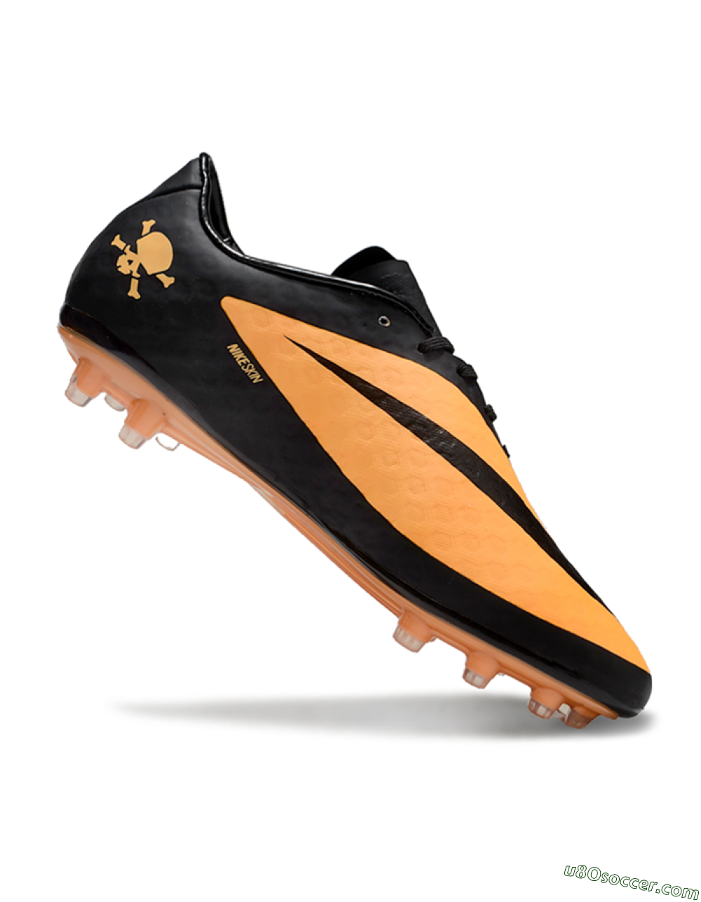 Nike Hypervenom Phantom FG Firm Ground Soccer Cleats - Yellow/Black/White 4
