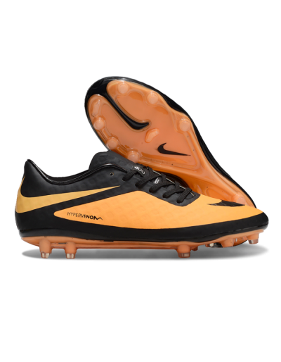 Nike Hypervenom Phantom FG Firm Ground Soccer Cleats - Yellow/Black/White