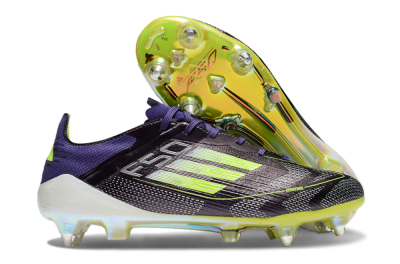Adidas F50 Elite SG Soft Ground Soccer Cleats - Purple/Yellow/White