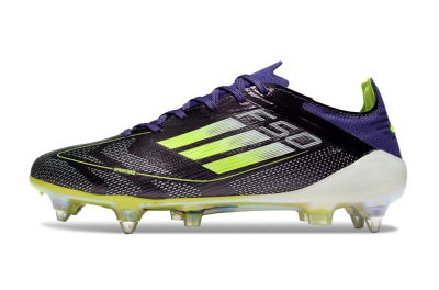 Adidas F50 Elite SG Soft Ground Soccer Cleats - Purple/Yellow/White