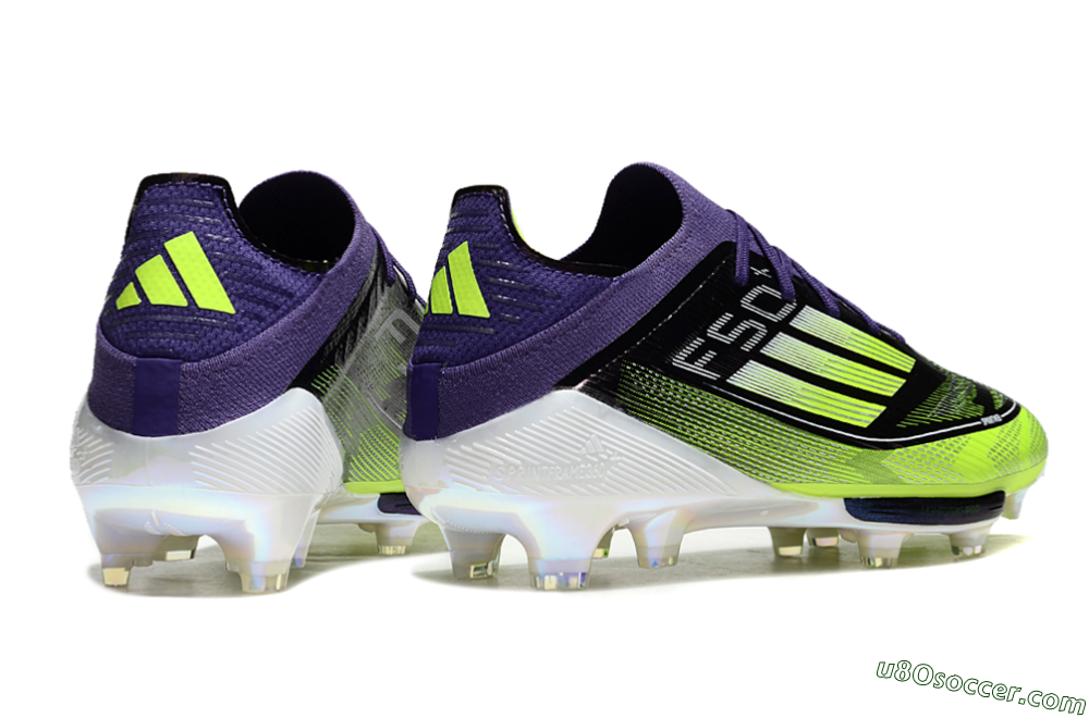 Adidas F50+ Lightstrike Pro FG Firm Ground Soccer Cleats - Purple/Yellow/White 5