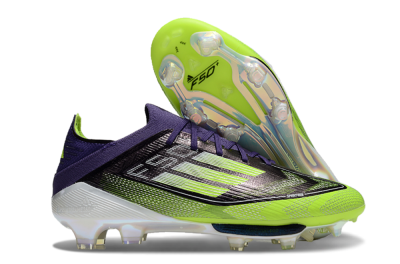 Adidas F50+ Lightstrike Pro FG Firm Ground Soccer Cleats - Purple/Yellow/White