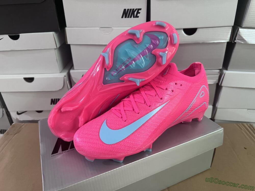 Nike Air Zoom Mercurial Vapor 16 Elite FG Firm Ground Soccer Cleats - Red/Jade