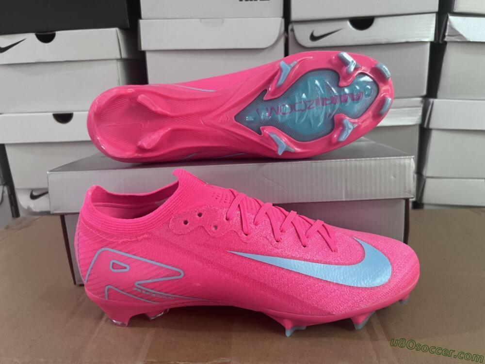 Nike Air Zoom Mercurial Vapor 16 Elite FG Firm Ground Soccer Cleats - Red/Jade
