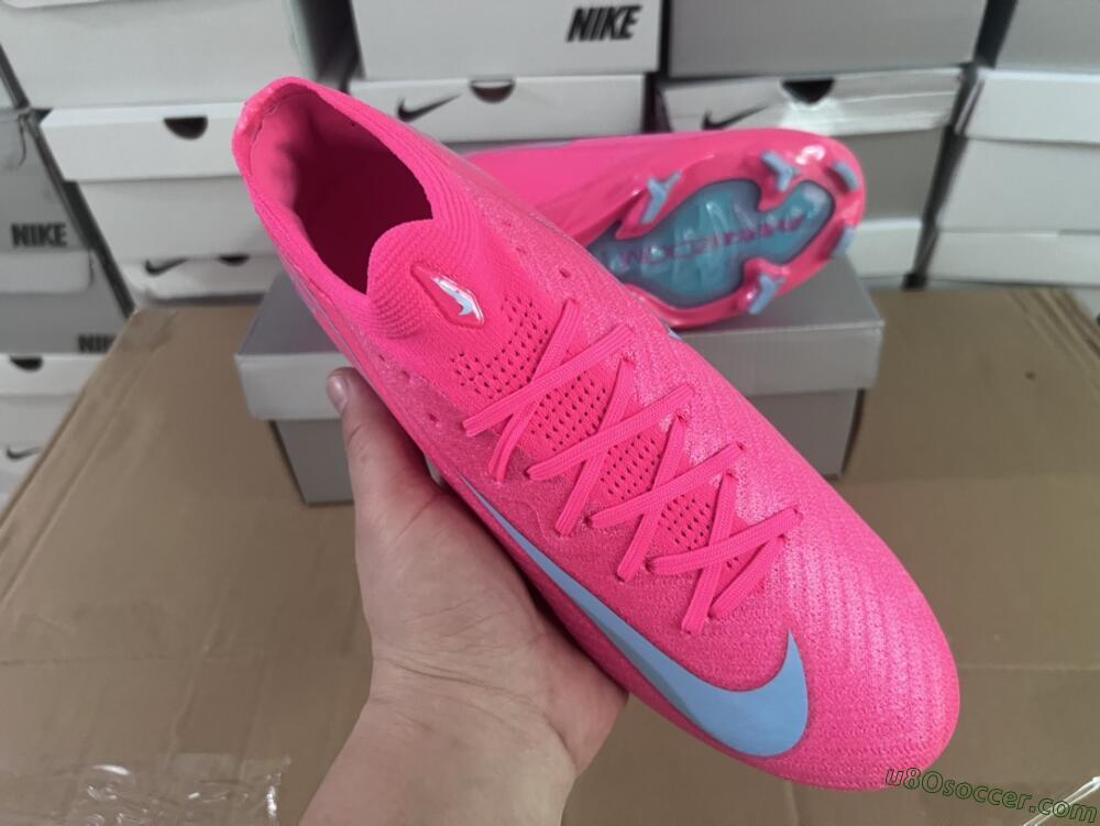 Nike Air Zoom Mercurial Vapor 16 Elite FG Firm Ground Soccer Cleats - Red/Jade